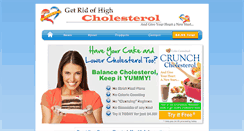Desktop Screenshot of getridofhighcholesterol.com